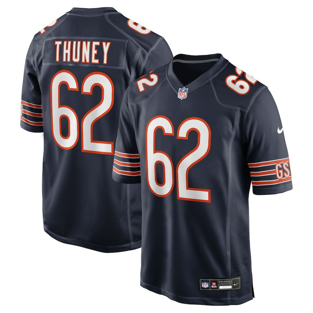 Nike Joe Thuney Chicago Bears Team Game Jersey Navy