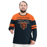 Chicago Bears G-III Sports by Carl Banks Adaptive Outlast Long Sleeve T-Shirt Navy/Orange