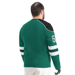 New York Jets G-III Sports by Carl Banks Adaptive Lord Stanley Crewneck Sweatshirt Green