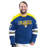 Los Angeles Rams G-III Sports by Carl Banks Adaptive Lord Stanley Crewneck Sweatshirt Royal