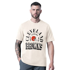 Cleveland Browns MSX by Michael Strahan Whiteout Vintage T-Shirt White