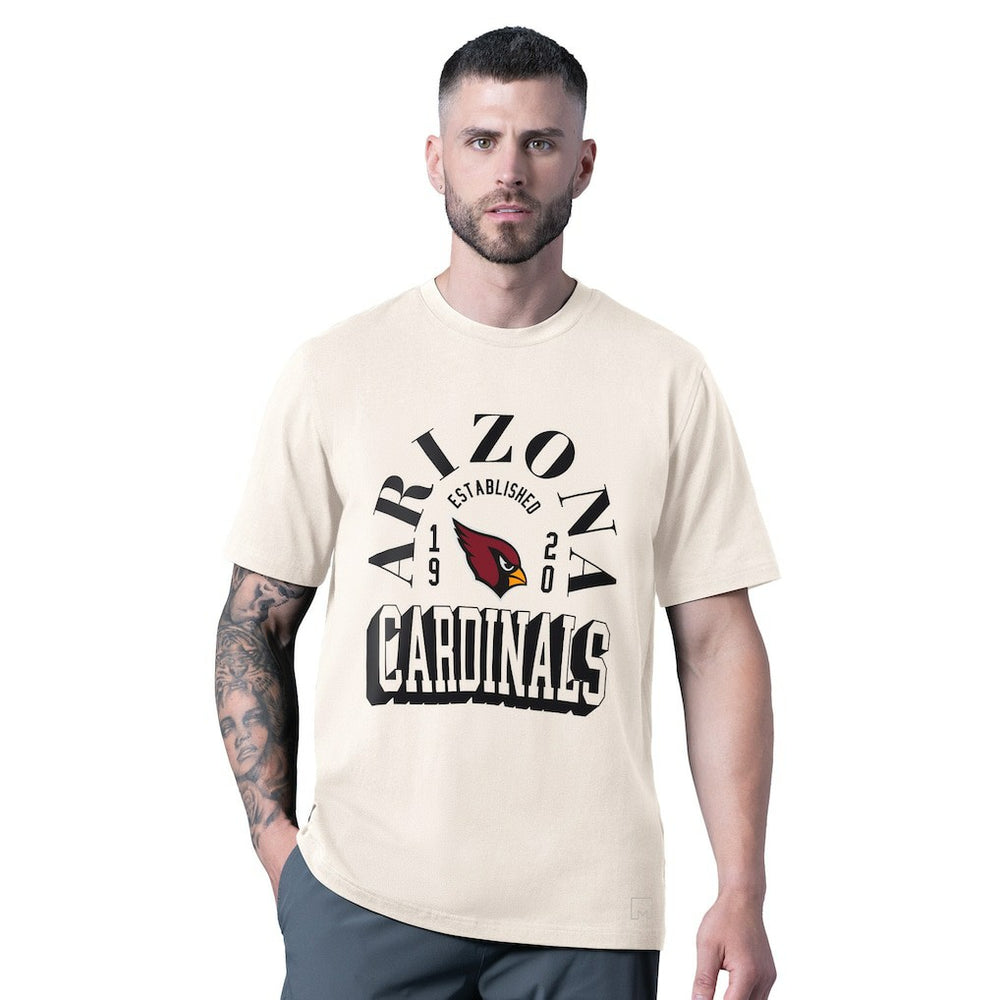 Arizona Cardinals MSX by Michael Strahan Whiteout Vintage T-Shirt White