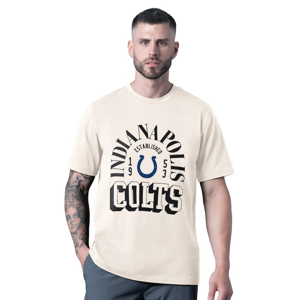 Indianapolis Colts MSX by Michael Strahan Whiteout Vintage T-Shirt White