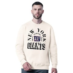 New York Giants MSX by Michael Strahan Whiteout Tri-Blend Sweatshirt White