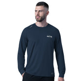 Seattle Seahawks MSX by Michael Strahan Forward Long-Sleeve T-Shirt Navy