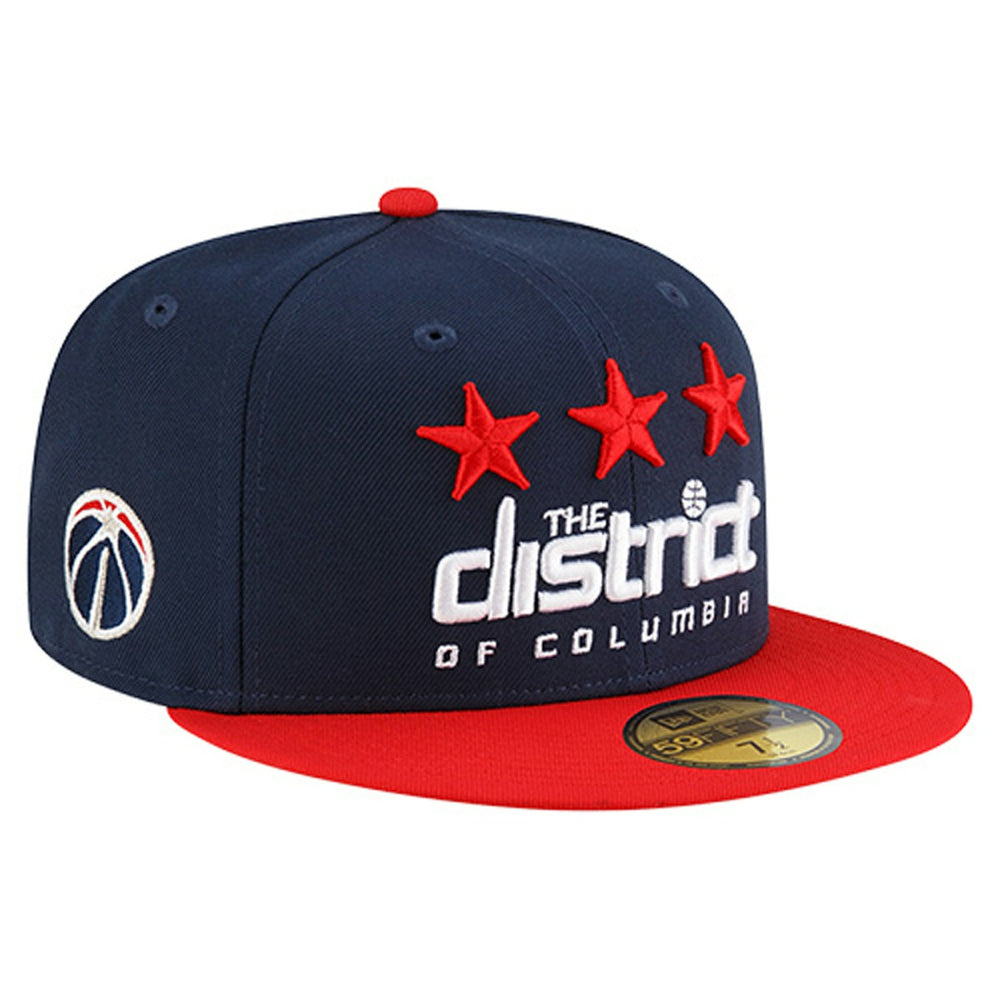 Washington Wizards Statement Edition Jersey Hook 59Fifty Fitted Hat Navy | New Era