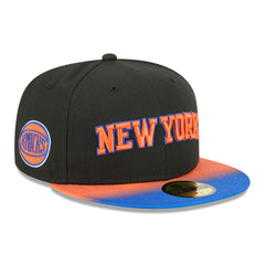 New York Knicks Jersey Hook Statement Edition 59FIFTY Fitted Hat Black/Blue | New Era Near Me