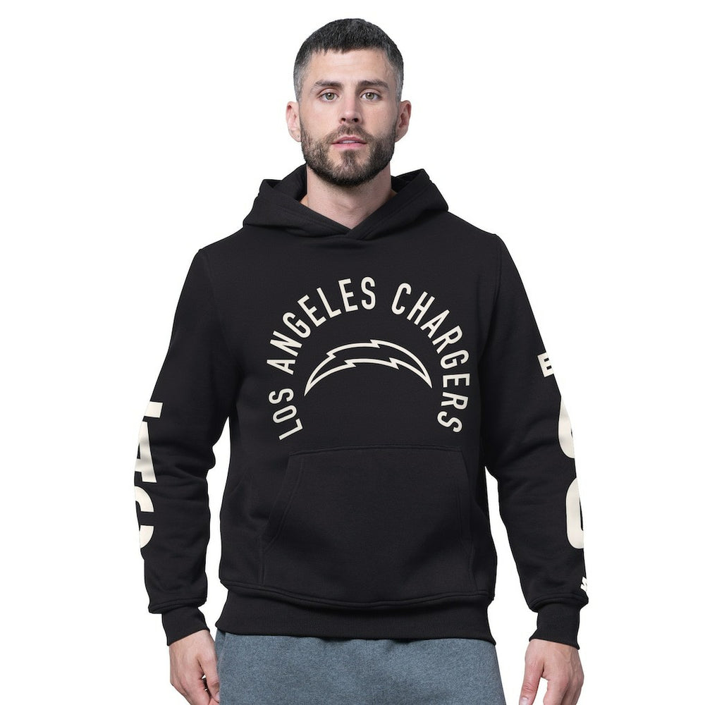 Los Angeles Chargers Starter Handoff Fleece Hoodie Sweatshirt Black