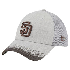 San Diego Padres New Era Visor Paint Splatter 39THIRTY Flex Hat - Gray - New Era Sale