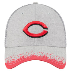 Cincinnati Reds New Era Visor Paint Splatter 39THIRTY Flex Hat - Gray - New Era Discount
