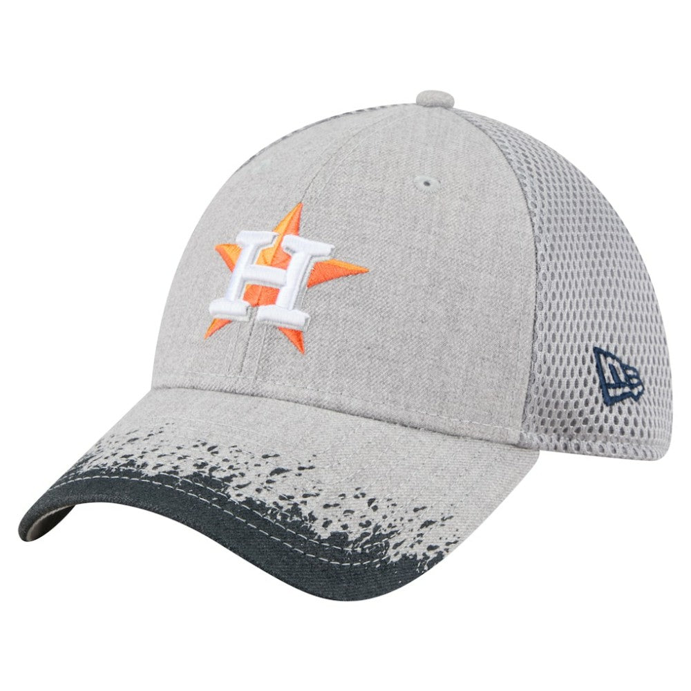 Houston Astros New Era Visor Paint Splatter 39THIRTY Flex Hat - Gray - New Era Online