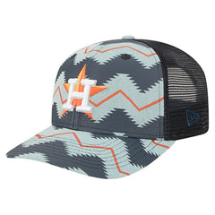 Houston Astros New Era Aztec Denim 9SEVENTY Adjustable Hat - Denim/Navy - New Era Sale