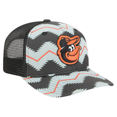 Baltimore Orioles New Era Aztec Denim 9SEVENTY Adjustable Hat - Denim/Black - New Era Discount