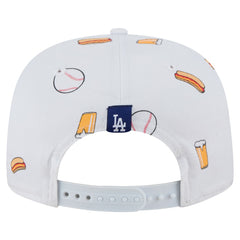 Los Angeles Dodgers New Era Team Cheer Rope 19TWENTY Adjustable Hat - White - New Era Sale