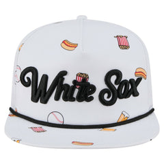 Chicago White Sox New Era Team Cheer Rope 19TWENTY Adjustable Hat - White - New Era Online