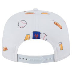 New York Mets New Era Team Cheer Rope 19TWENTY Adjustable Hat - White - New Era Lifestyle