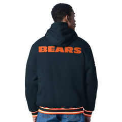Chicago Bears G-III Sports by Carl Banks Power Forward Commemorative Full-Zip Hooded Jacket Navy