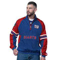 New York Giants Starter Prospect Half-Zip Pullover Royal