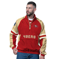 San Francisco 49ers Starter Prospect Half-Zip Pullover Scarlet