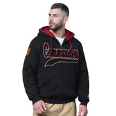Washington Commanders Starter Big Shot Full-Zip Double Hoodie Black