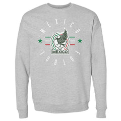 Mexico National Team 500 Level Futbol Pullover Sweatshirt Heather Gray
