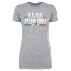 Mexico National Team 500 Level Women's Si Se Puede T-Shirt Heather Gray