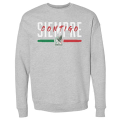 Mexico National Team 500 Level Siempre Contigo Crewneck Sweatshirt Heather Gray