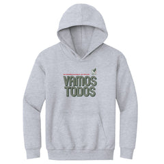 Mexico National Team 500 Level Youth Vamos Todos Inline Bold Pullover Hoodie Gray