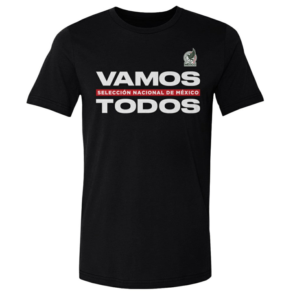 Mexico National Team 500 Level Vamos Todos Cotton T-Shirt Black