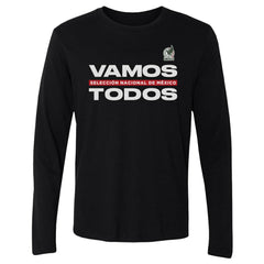Mexico National Team 500 Level Vamos Todos Long Sleeve T-Shirt Black