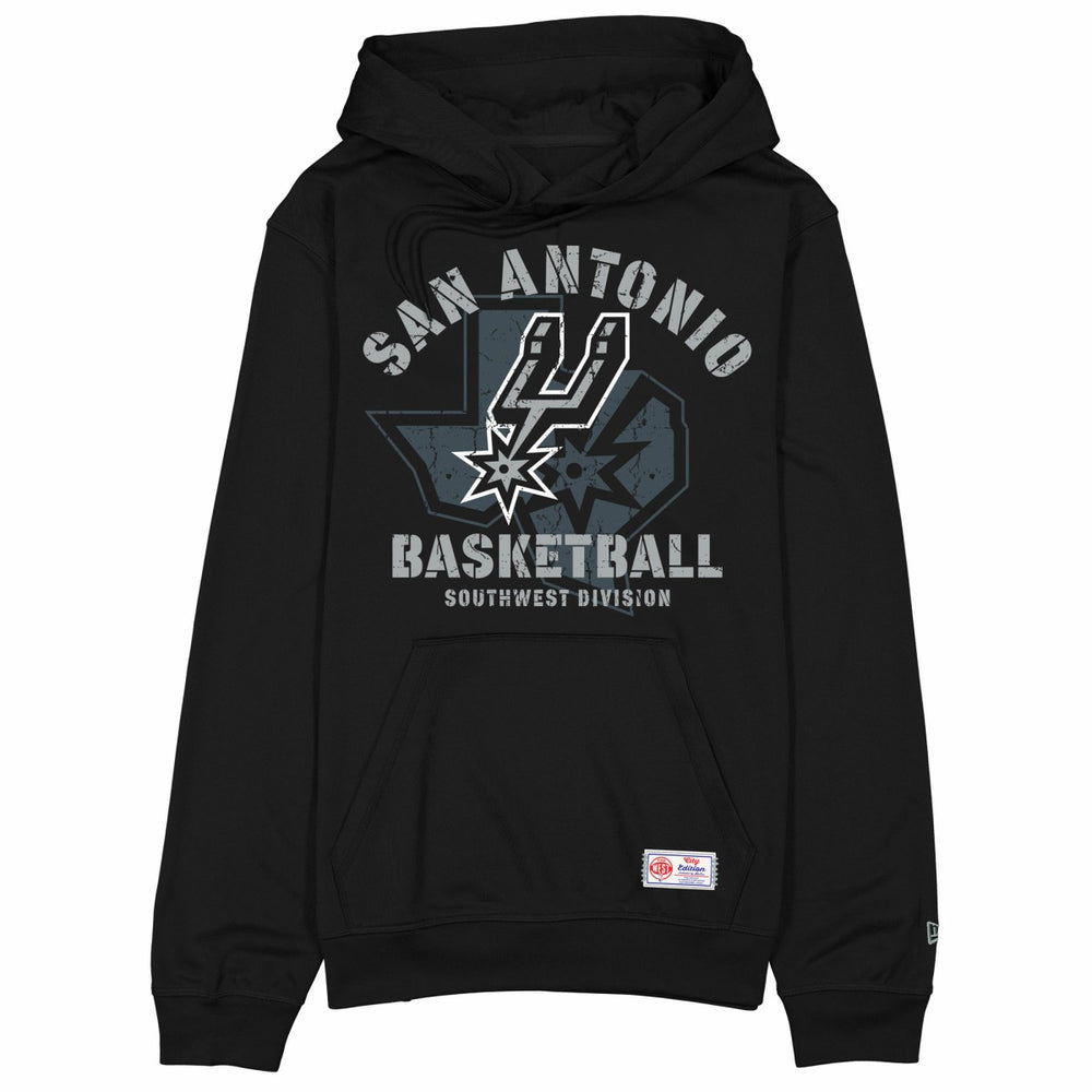 San Antonio Spurs 2025/26 City Edition Fleece Hoodie Black | New Era