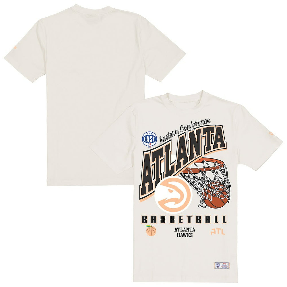 Atlanta Hawks Oversized City Edition Remix Vintage T-Shirt Cream | New Era outlet