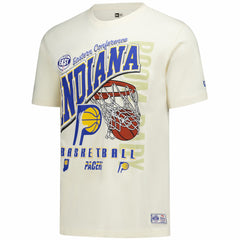 Indiana Pacers Oversized City Edition Remix Vintage T-Shirt Cream | New Era Lifestyle