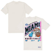 Miami Heat Oversized City Edition Remix Vintage T-Shirt Cream | New Era Lifestyle