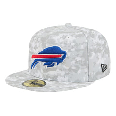 Buffalo Bills New Era 2025 Salute to Service Fan Pack 59FIFTY Fitted Hat White
