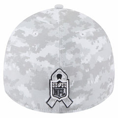 New Orleans Saints New Era 2025 Salute to Service Digital Camo Fan Pack 39THIRTY Flex Hat White