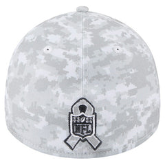 New York Jets New Era 2025 Salute to Service Digital Camo Fan Pack 39THIRTY Flex Hat White