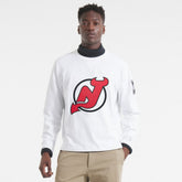 New Jersey Devils Todd Snyder Heavyweight Long Sleeve Jersey Style T-Shirt - White - NHL 203019086