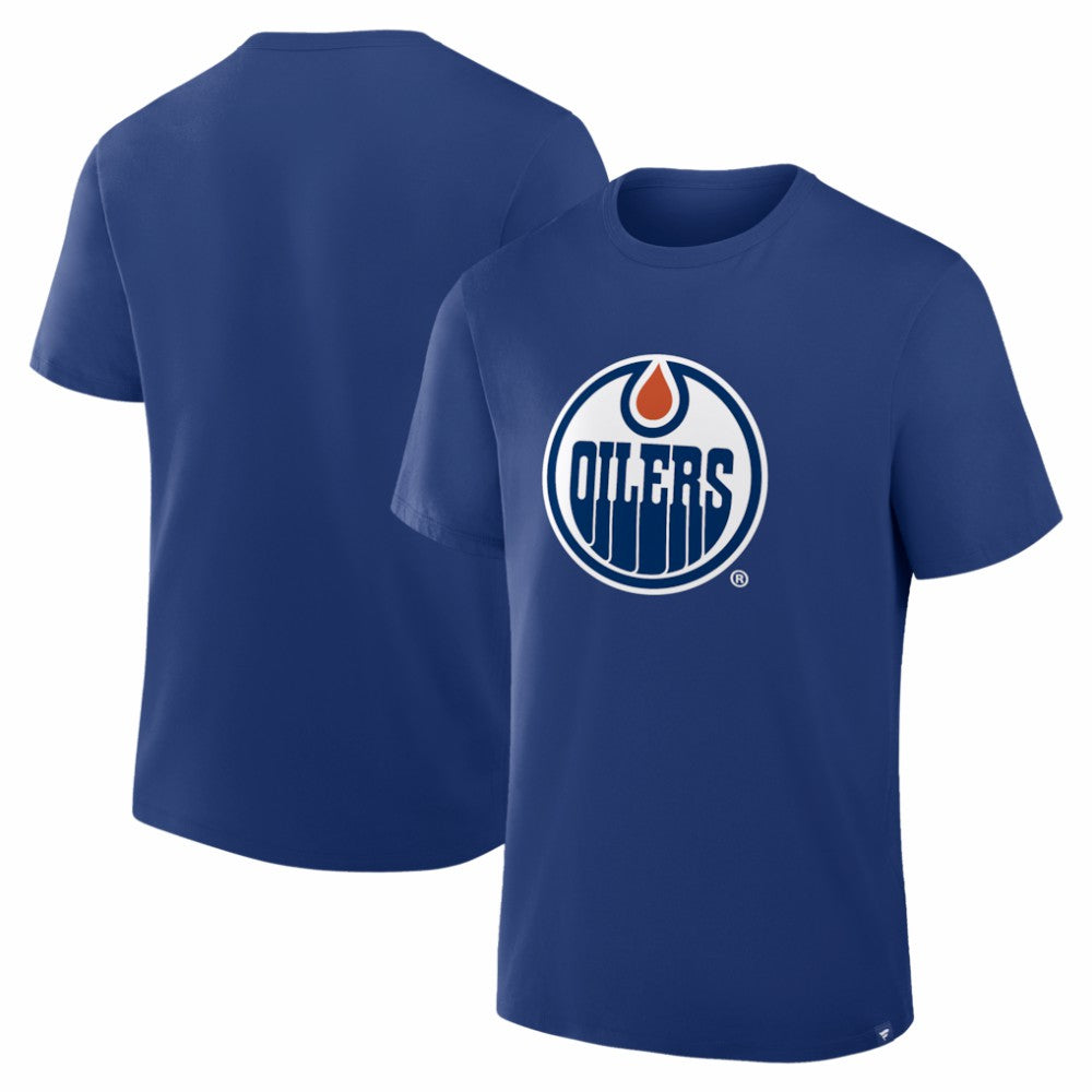 Edmonton Oilers Fanatics Essential Legacy T-Shirt - Royal - NHL 203021627