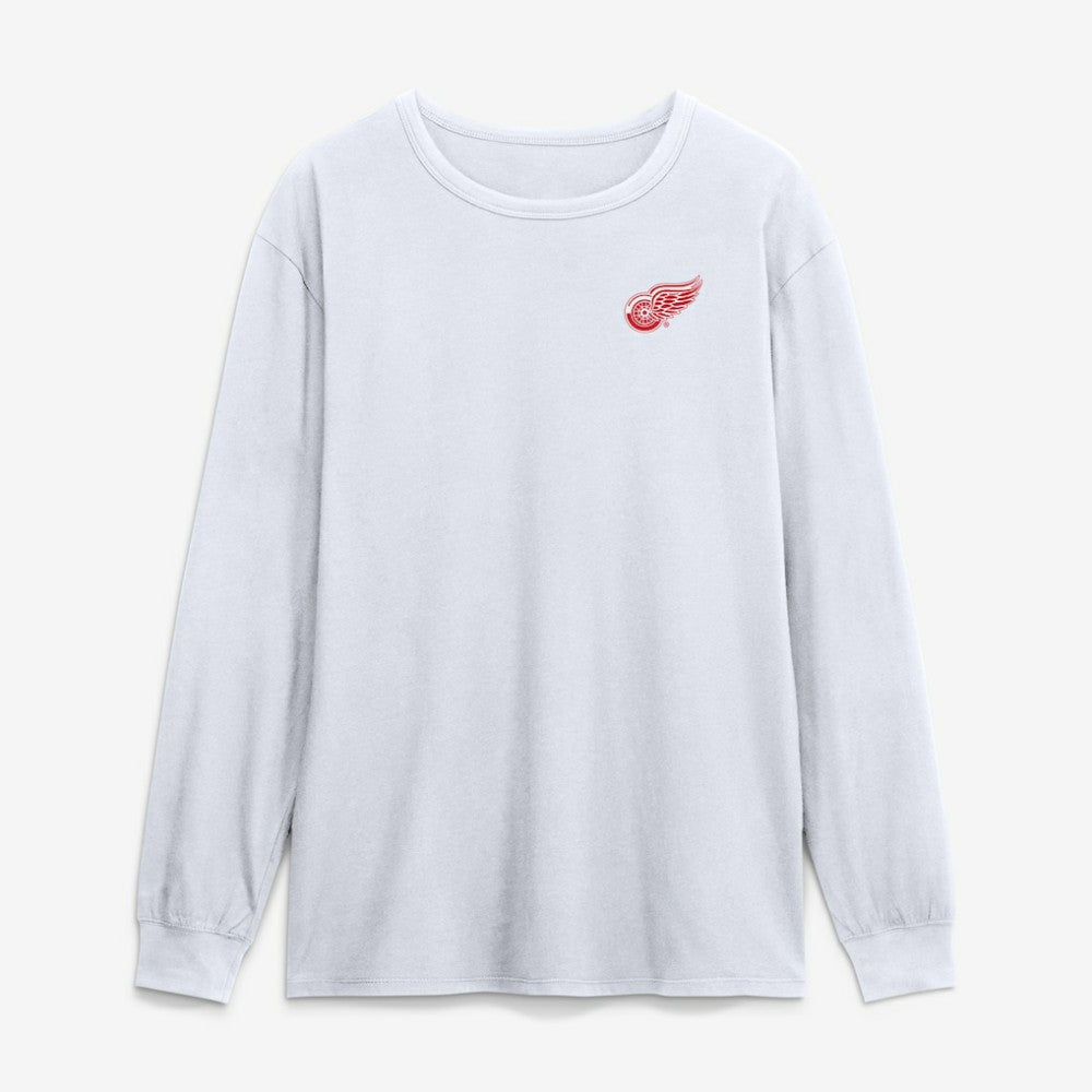 Detroit Red Wings Fanatics Game Long Sleeve T-Shirt - White - NHL 203022803
