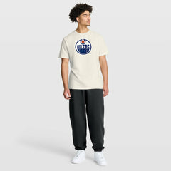 Edmonton Oilers Fanatics Stadium Slub T-Shirt - Cream - NHL 203024626