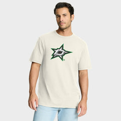 Dallas Stars Fanatics Stadium Slub T-Shirt - Cream - NHL 203024633