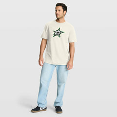 Dallas Stars Fanatics Stadium Slub T-Shirt - Cream - NHL 203024633