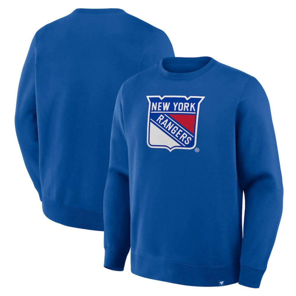 New York Rangers Fanatics Essential Legacy Sweatshirt - Blue - NHL 203026513
