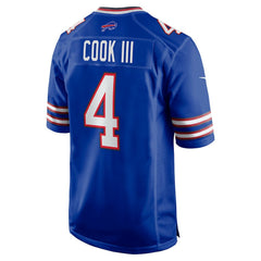 Nike James Cook III Buffalo Bills Team Game Jersey Royal