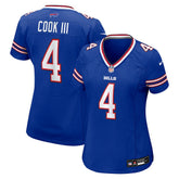 Nike James Cook III Buffalo Bills Women's Team Game Jersey Royal