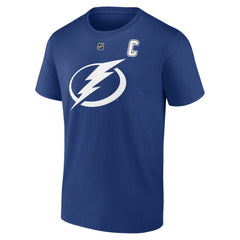 Victor Hedman Tampa Bay Lightning Fanatics Authentic Stack Name & Number T-Shirt - Blue - NHL 203035131