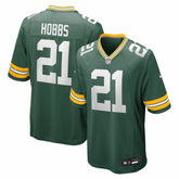 Nike Nate Hobbs Green Bay Packers Team Game Jersey Green
