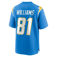 Nike Mike Williams Los Angeles Chargers Team Game Jersey Powder Blue