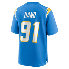 Nike Da'Shawn Hand Los Angeles Chargers Team Game Jersey Powder Blue